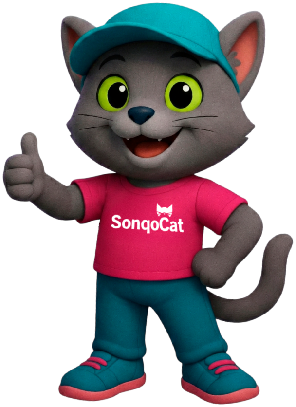 Mascota SonqoCat Thumbs Up